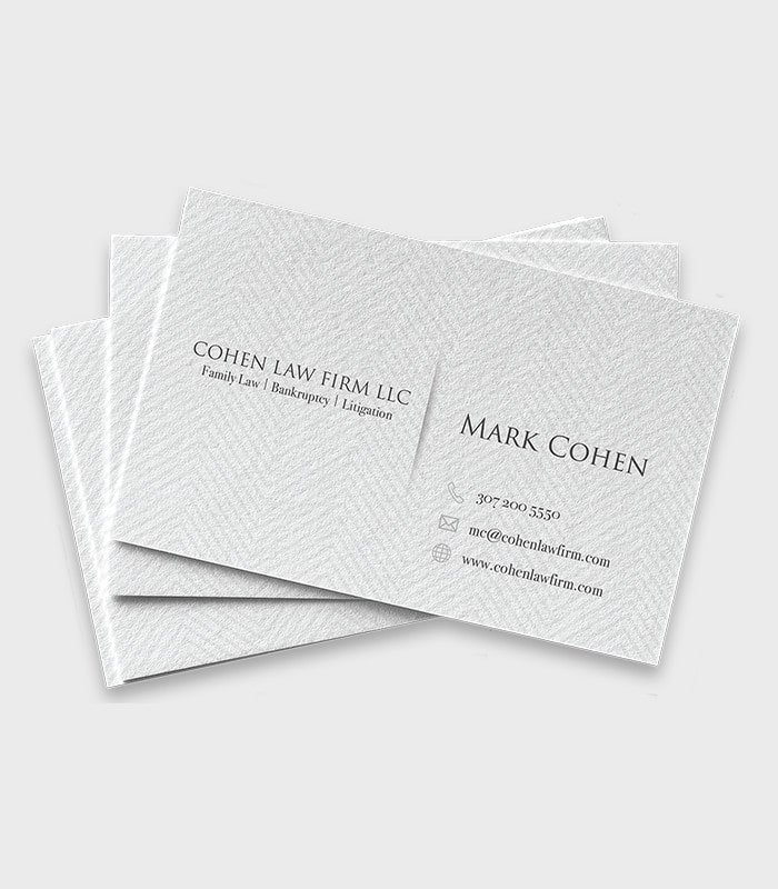 Linen Paper Business Cards – Print Ustad